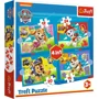 Puzzle Trefl 4 in 1 Running Pupies foto