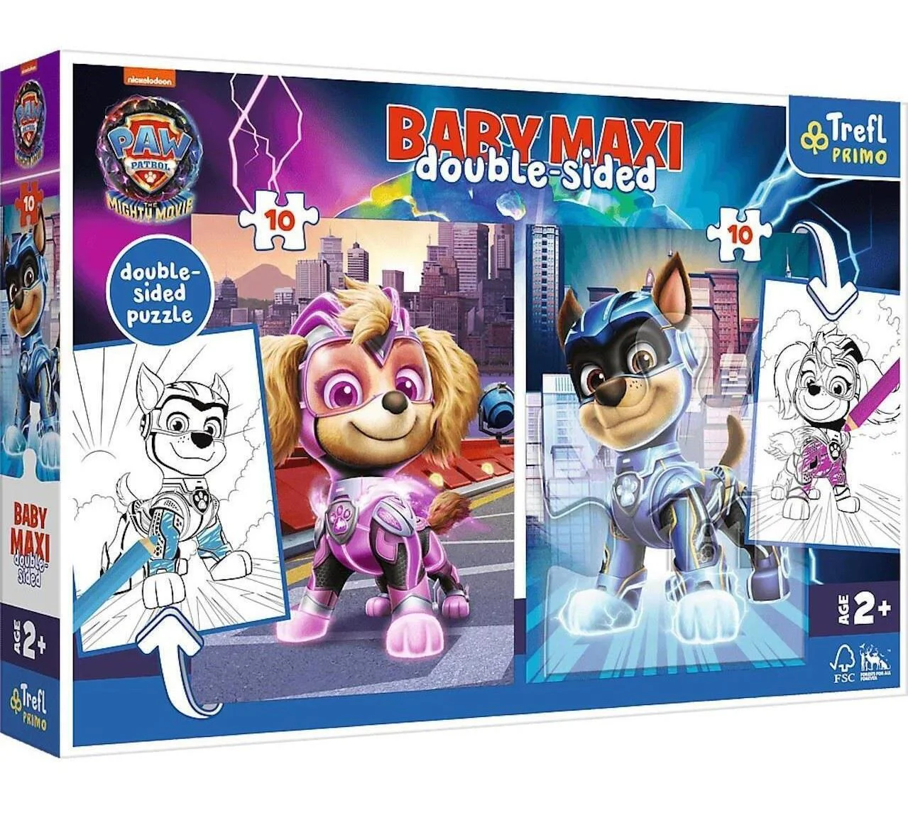 Puzzle Trefl Baby Maxi 2x10 Heroic dogs foto