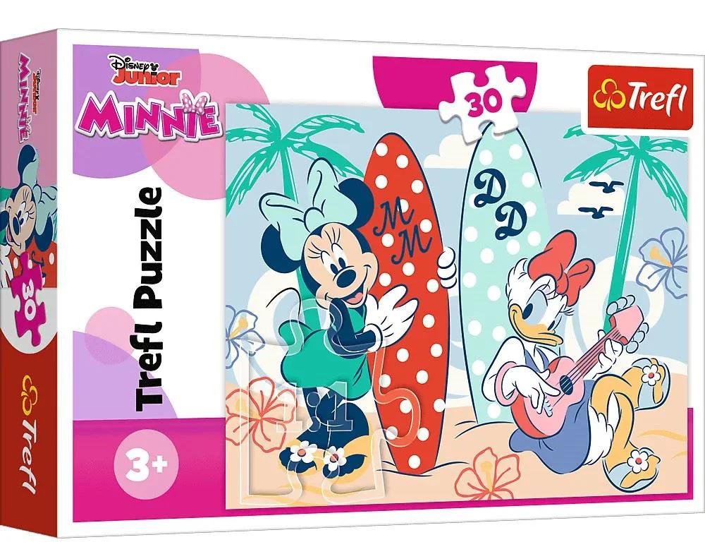 Puzzle Trefl Colorful Minnie, 30 piese foto