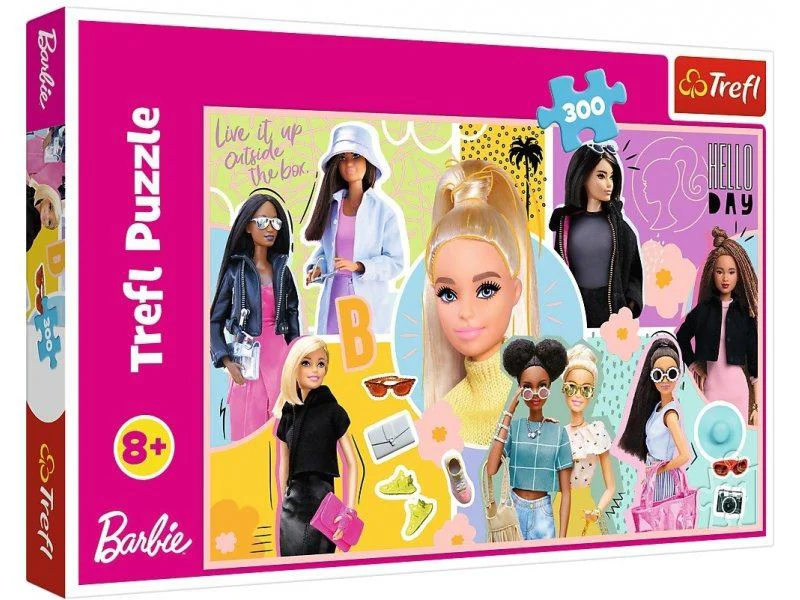 Puzzle Trefl Papusa ta Barbie preferată, 300 piese