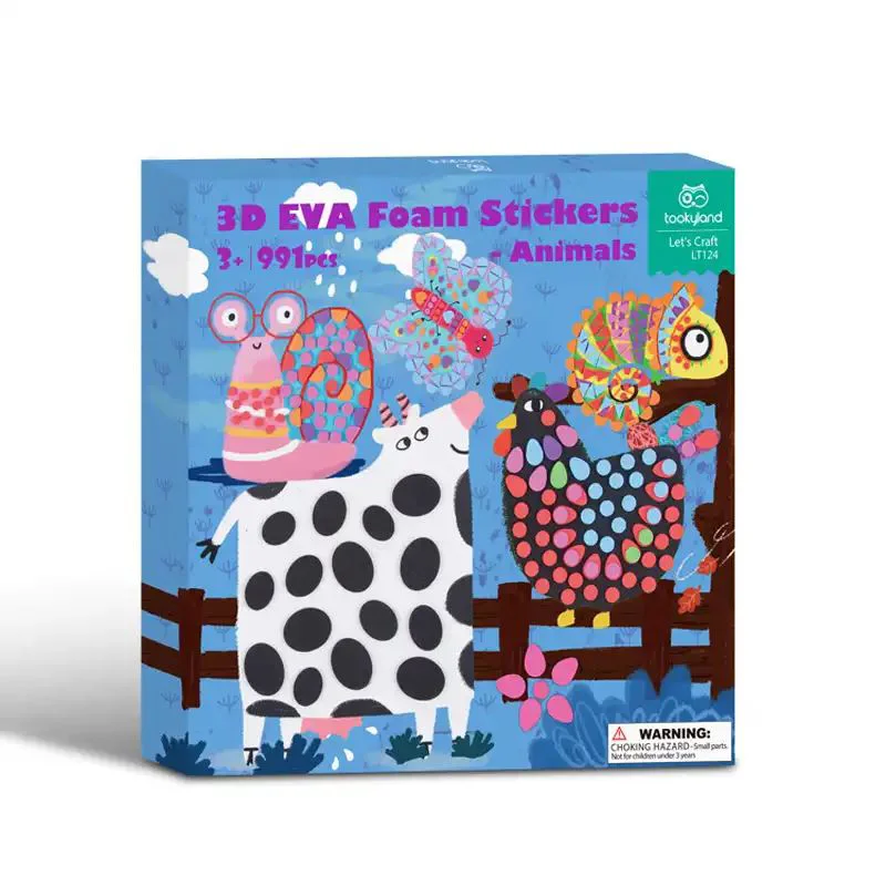 image for Sticker mozaic Tooky Toy Animale, 991 el. foto