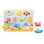 Деревянный пазл Tooky Toy Морские животные, 11 эл.