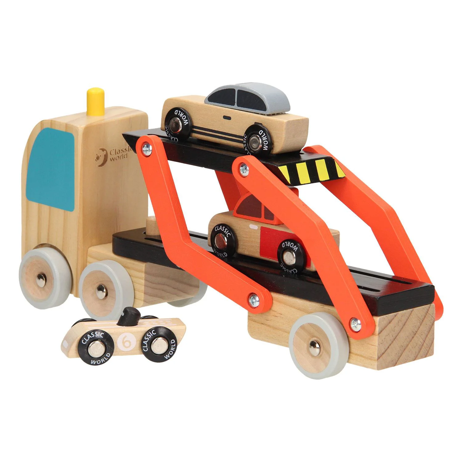 Jucarie din lemn Classic World Camion de transport
