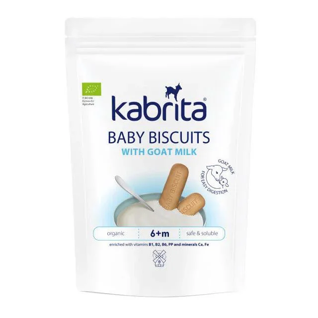 Biscuiti Kabrita cu frisca de capra (6+ luni), 115 g