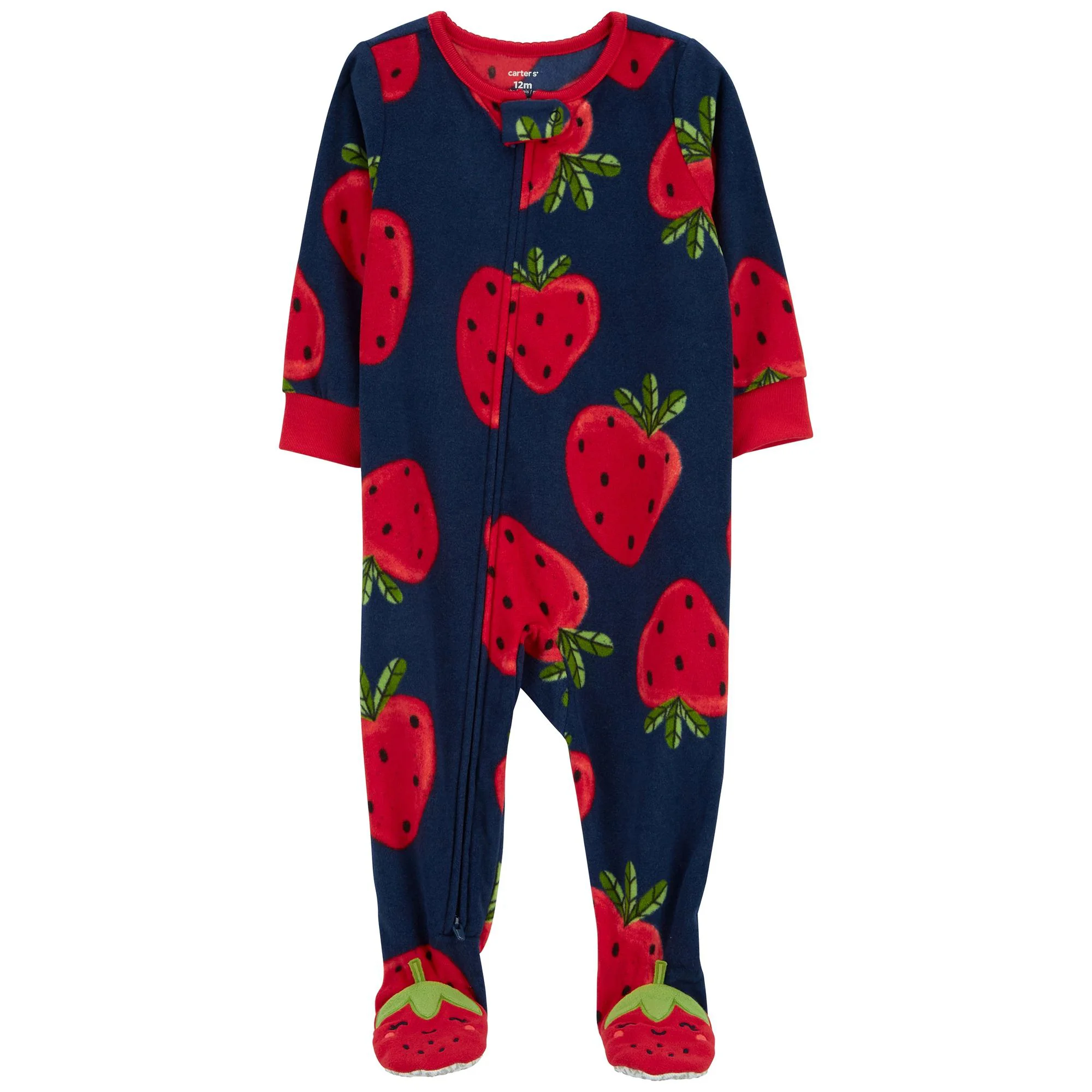 Carter's Pijama Fleece Capsuni foto