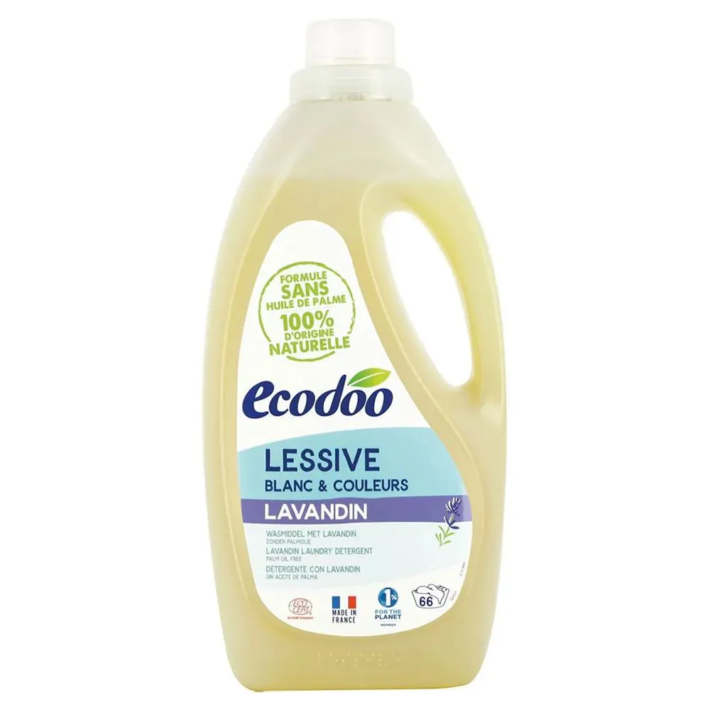 Detergent rufe ecologic Ecodoo cu miros de lavanda, 2000 ml