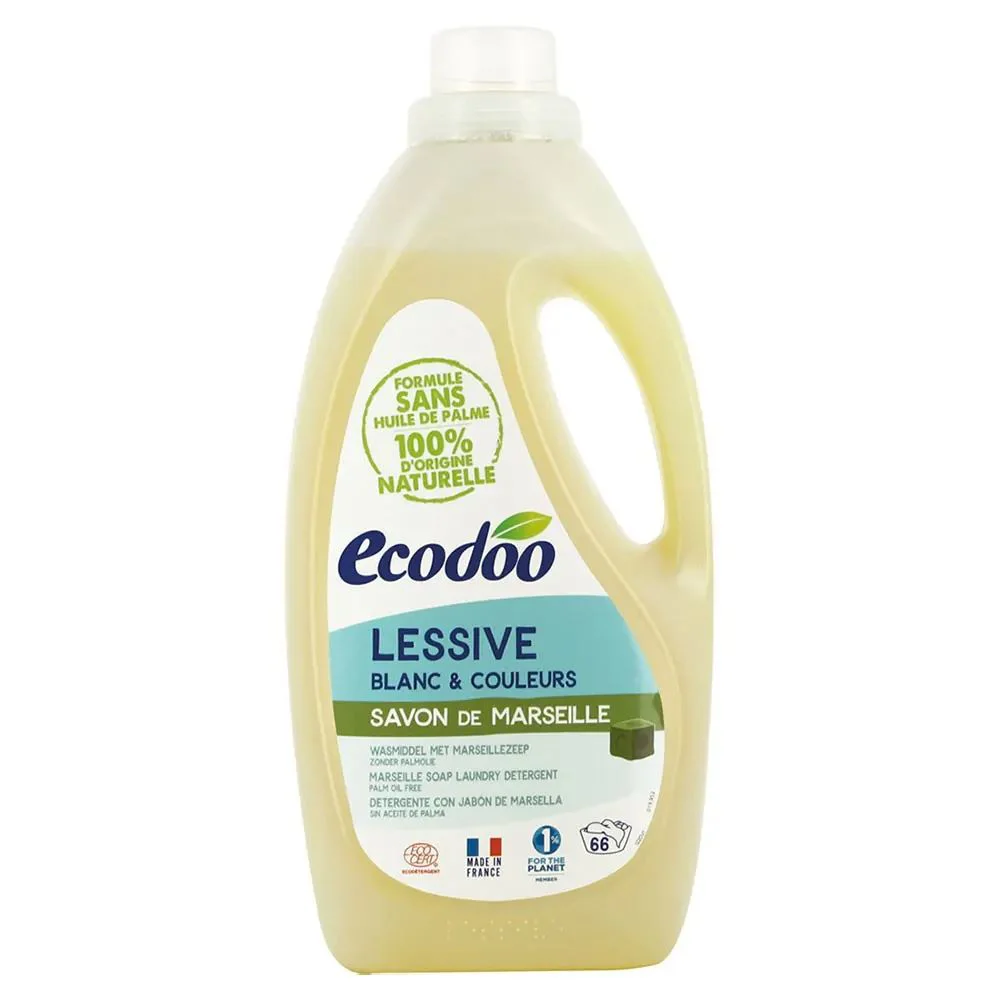 Detergent rufe ecologic Ecodoo cu sapun de Marsilia, 2000 ml