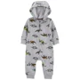 Carter's Salopeta din fleece cu gluga