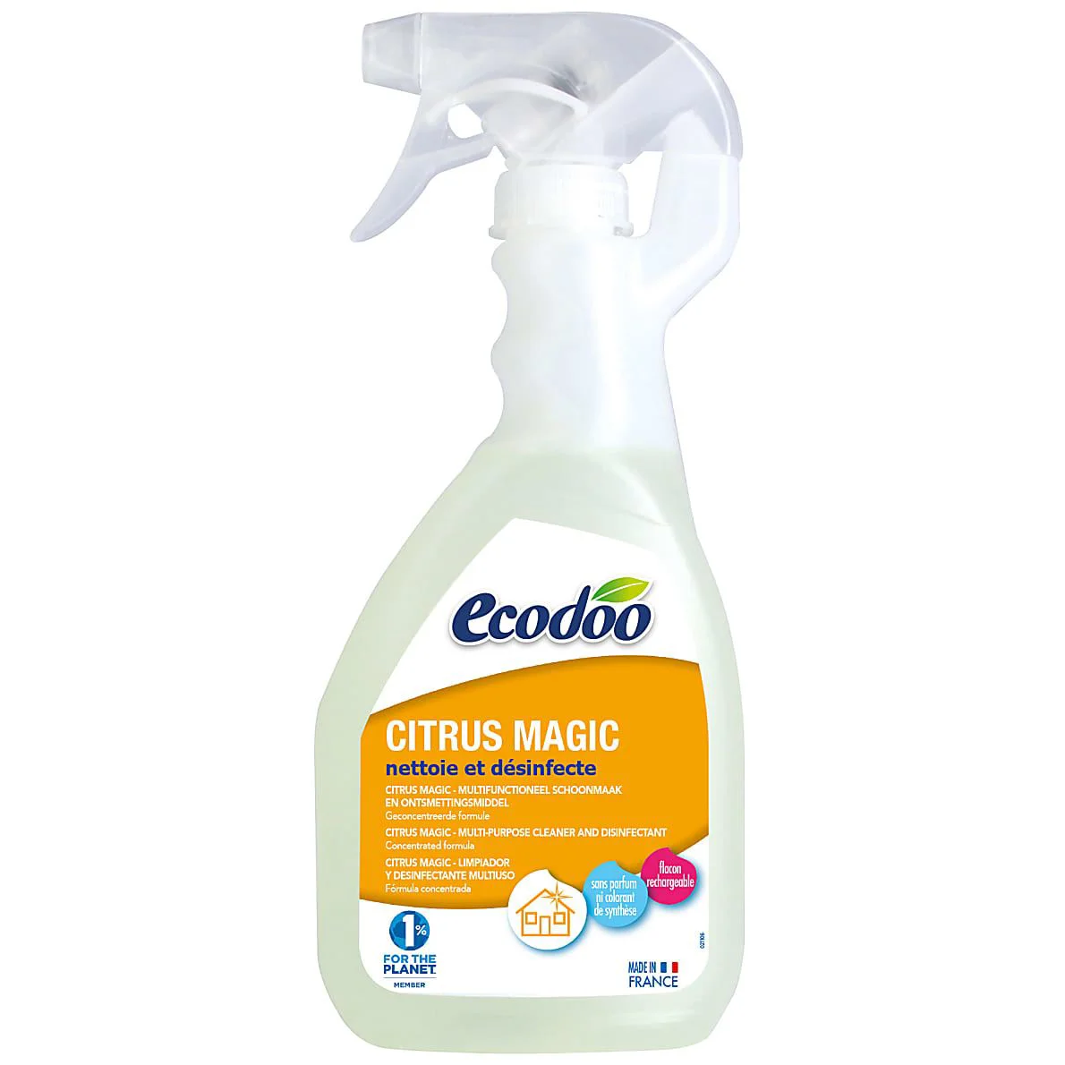 Spray multifunctional ecologic Ecodoo Magic Citrus, 500 ml