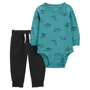 Carter's Set 2 piese Pantaloni si body foto