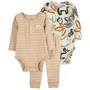 Carter's Set 3 piese - Pantaloni si 2 body foto