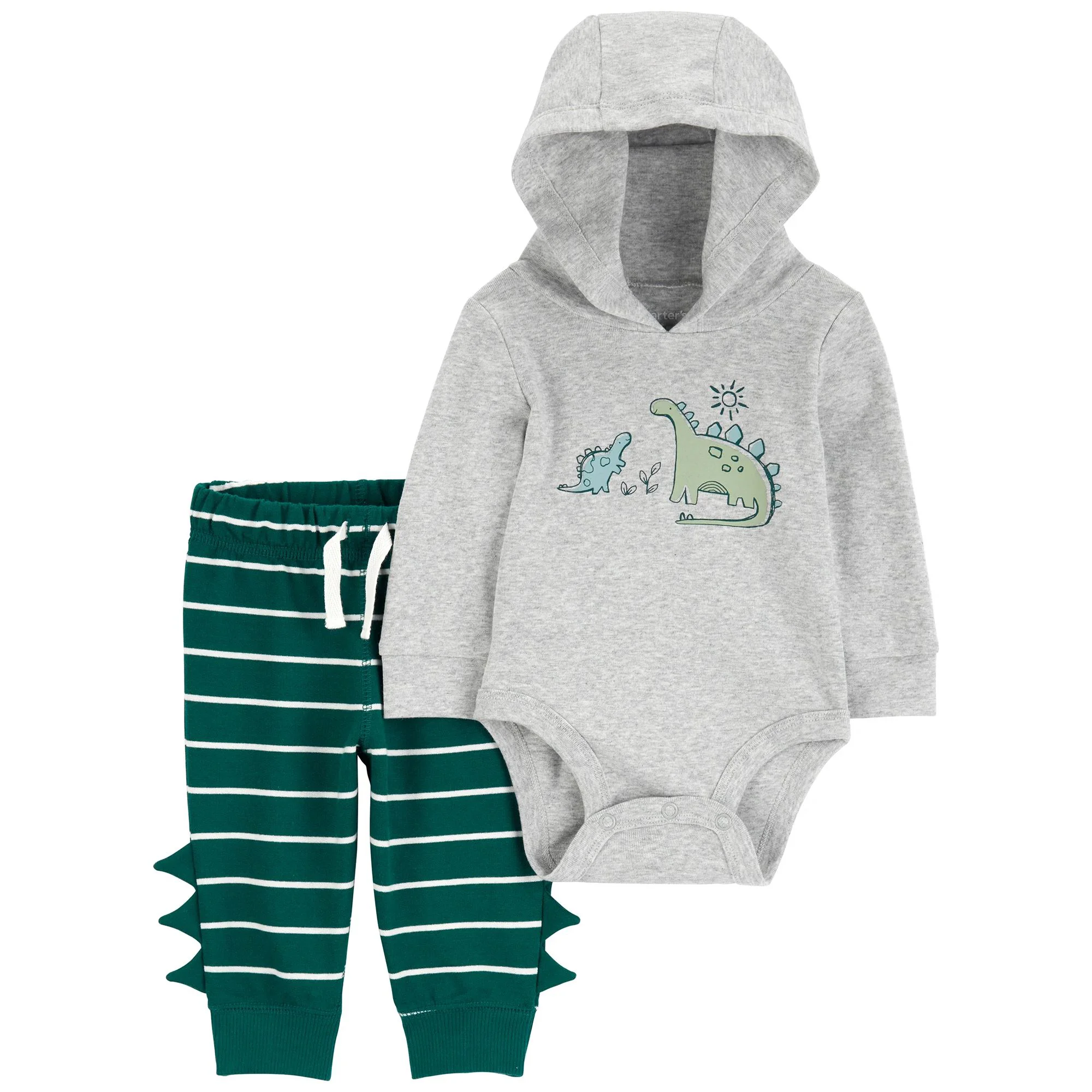 Carter's Set 2 piese Pantaloni si body cu gluga foto