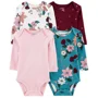Carter's Set 4 piese Body Flori foto
