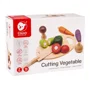 Set de joaca din lemn Classic World Legume, 16 el.