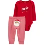 Carter's Set 2 piese Pantaloni si body Craciun foto