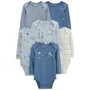 Carter's Set 6 piese body albastru foto