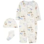Carter's Set 3 piese Catelusi - Pijama transformabila, caciulita si sosete foto