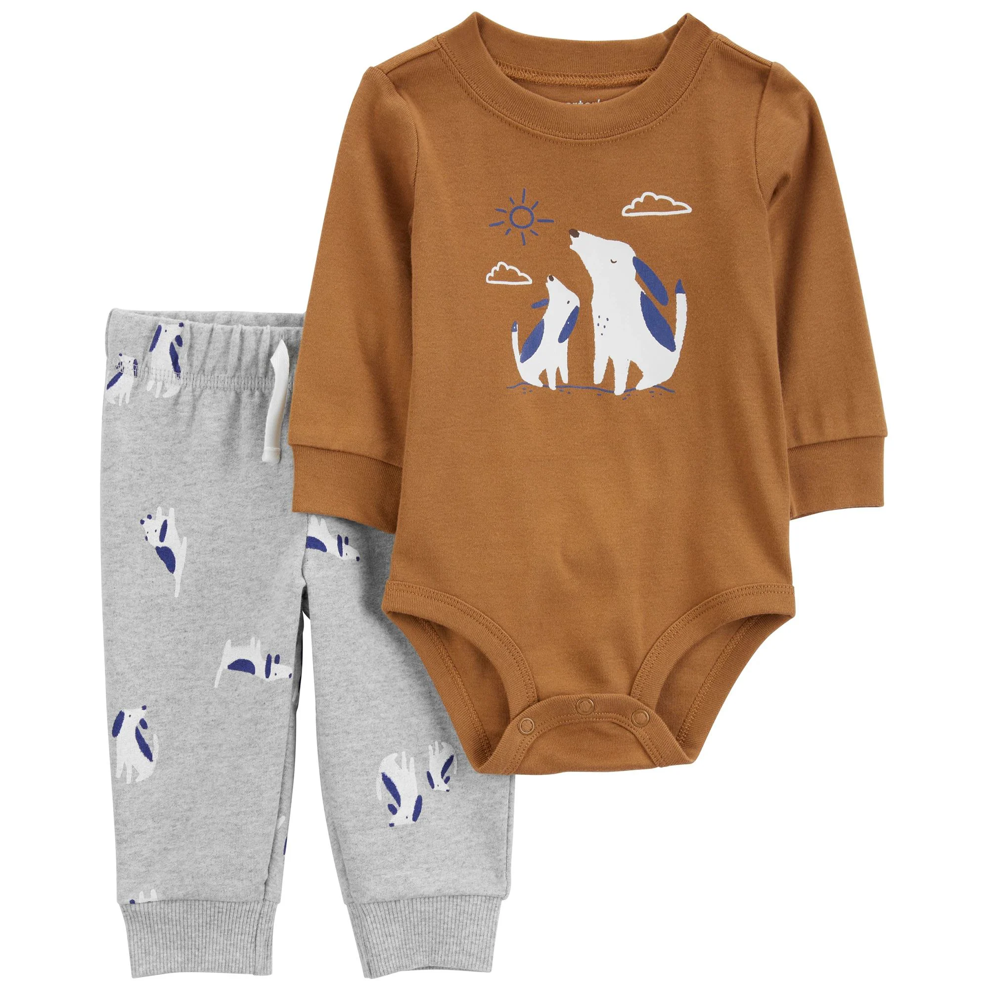 Carter's Set 2 piese Pantaloni si body Catei foto