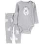Carter's Set 2 piese Pantaloni si body foto