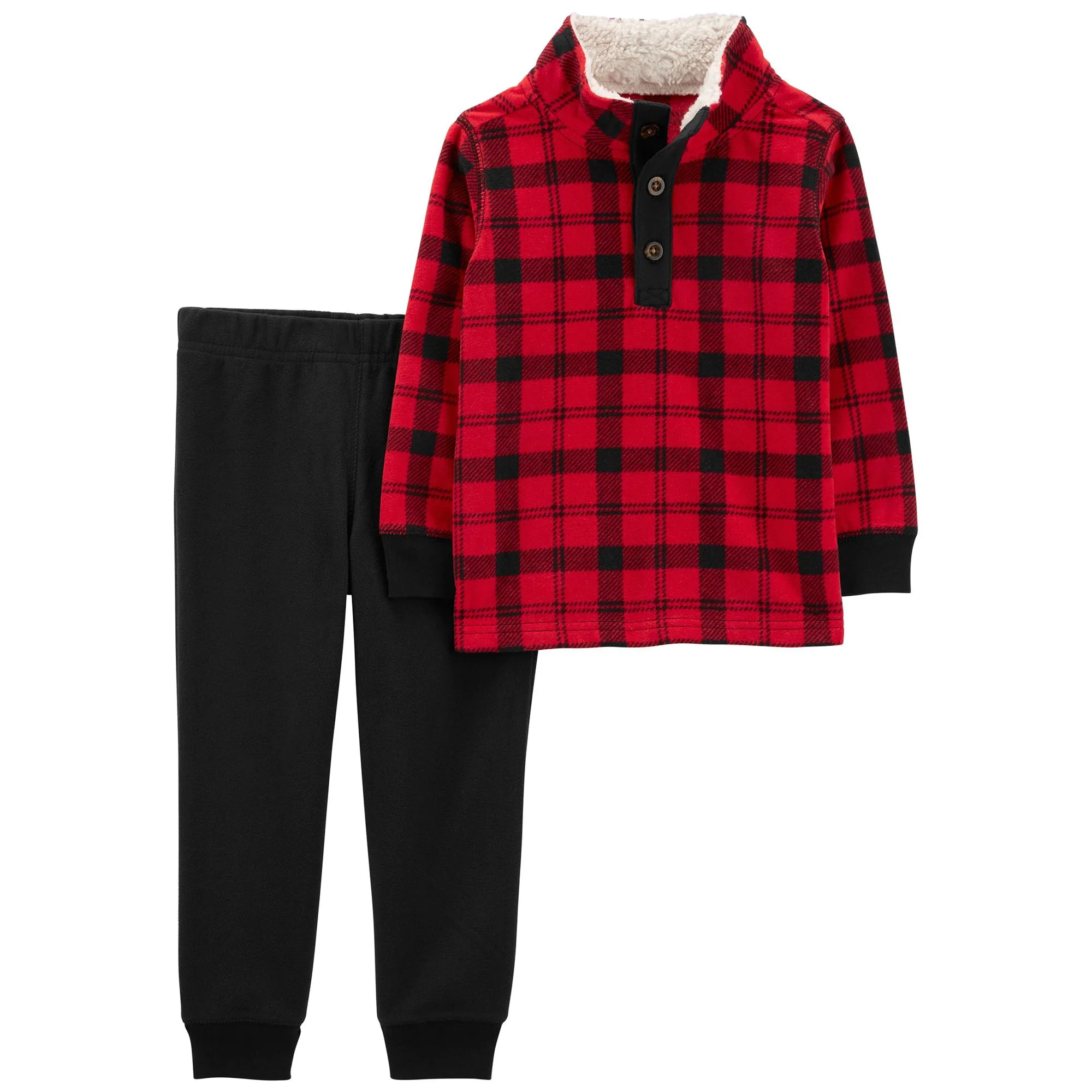 Carter's Set 2 piese Fleece Pulover si pantaloni foto