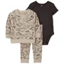 Carter's Set 3 piese Hanorac, body si pantaloni Dinozauri foto