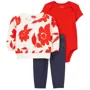Carter's Set 3 piese Bluza, body si pantaloni foto