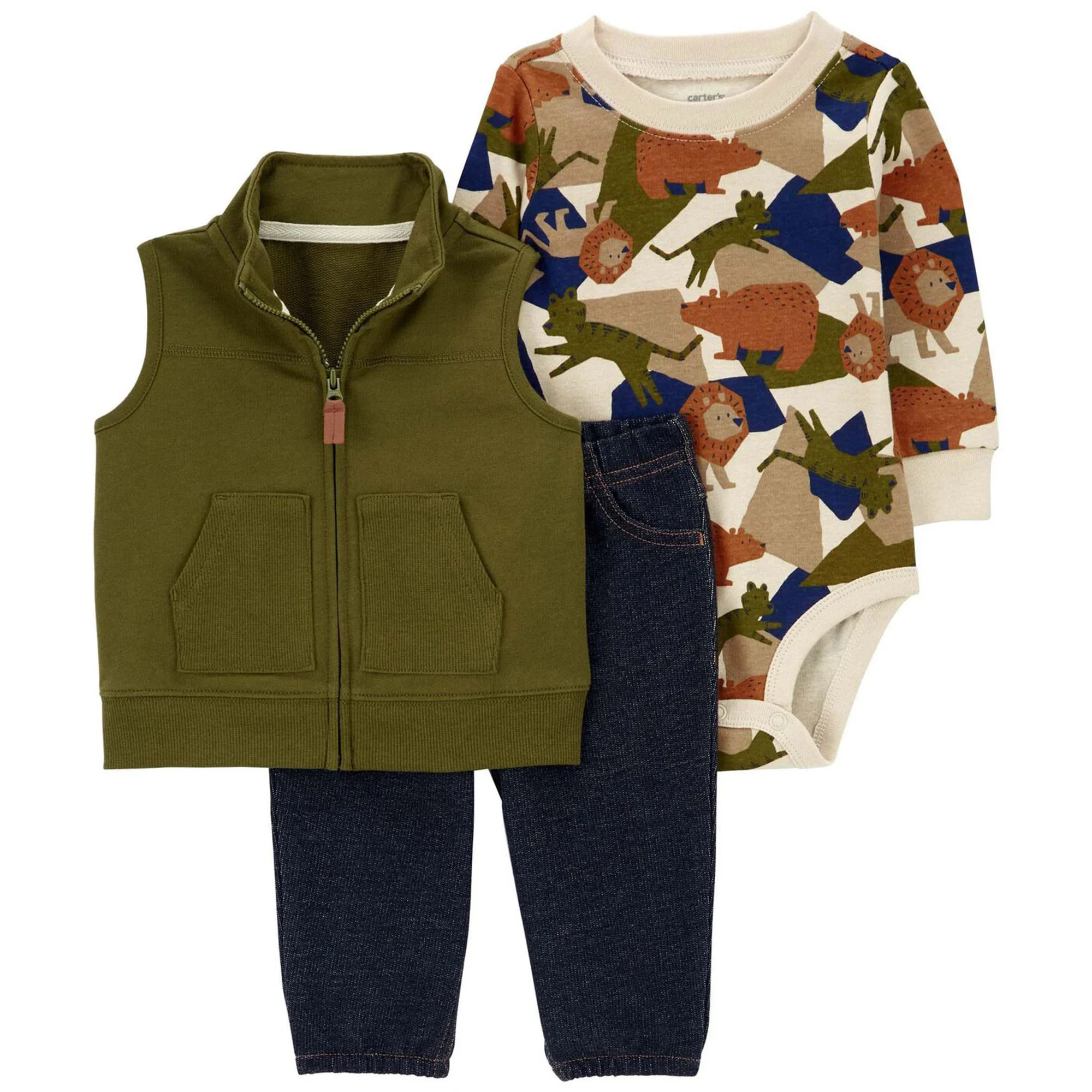 Carter's Set 3 piese Vesta, body si pantaloni foto