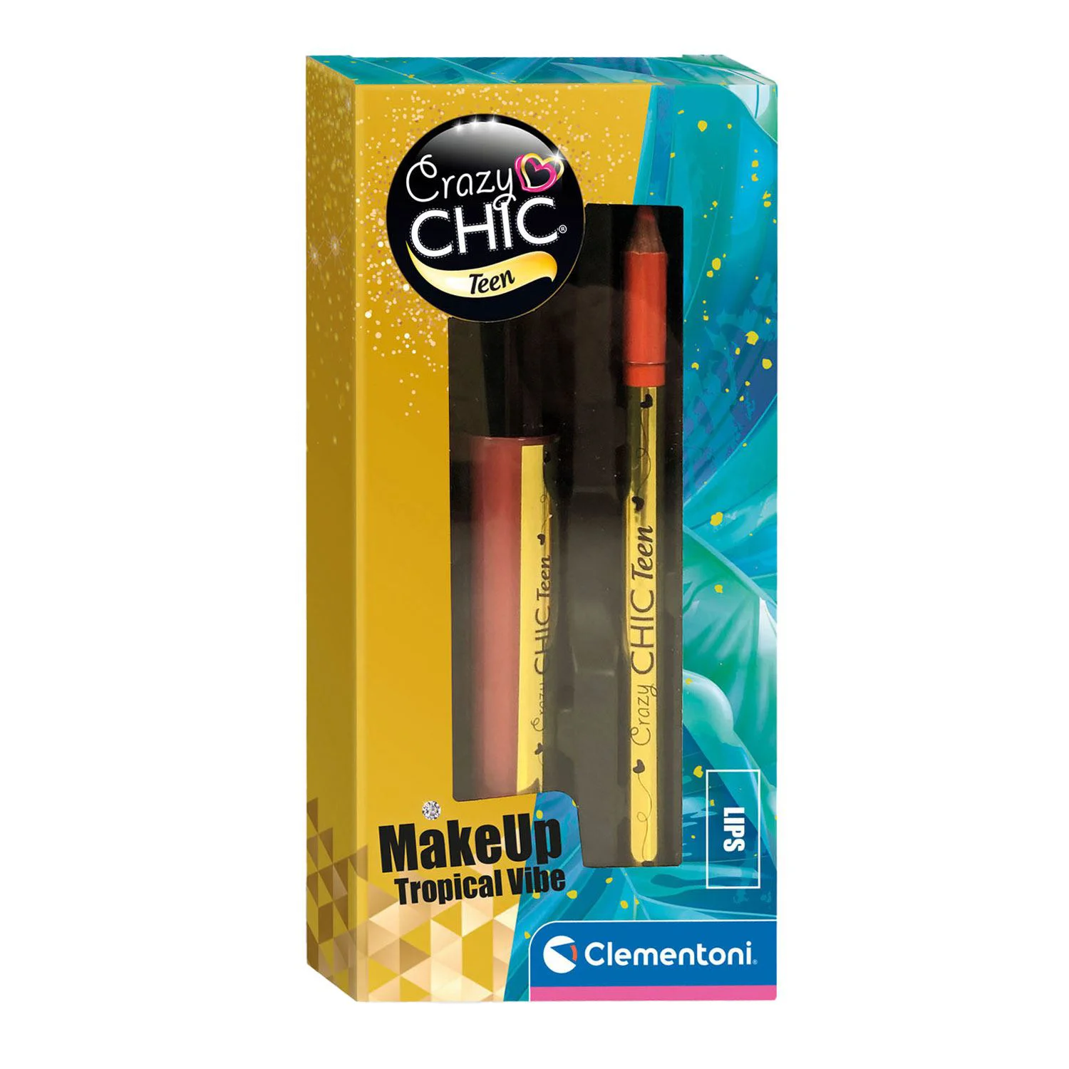 Набор блеск для губ и карандаш Crazy Chic
