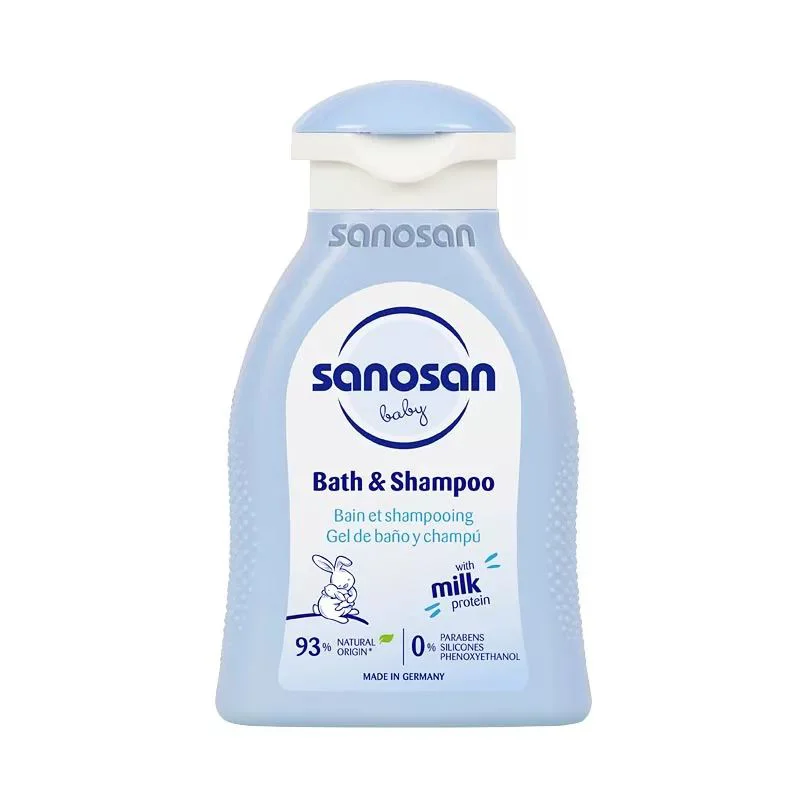 image for Gel de dus si sampon Sanosan Baby, 100 ml foto