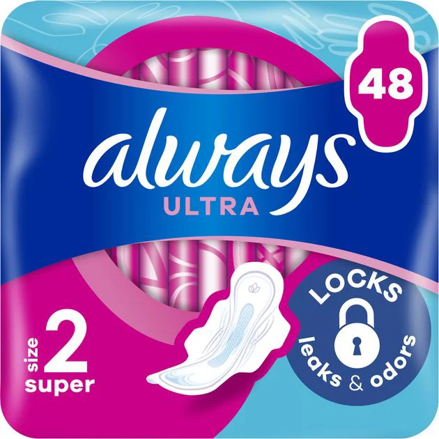 Absorbante Always Ultra Quatro marimea 2 (5 picaturi), 48 buc.