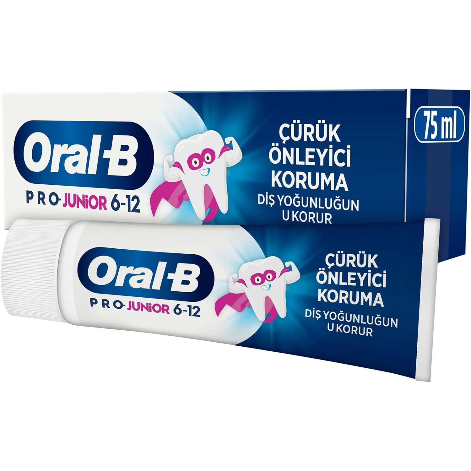 Pasta de dinti pentru copii Oral-B Junior (6-12 ani), 75 ml