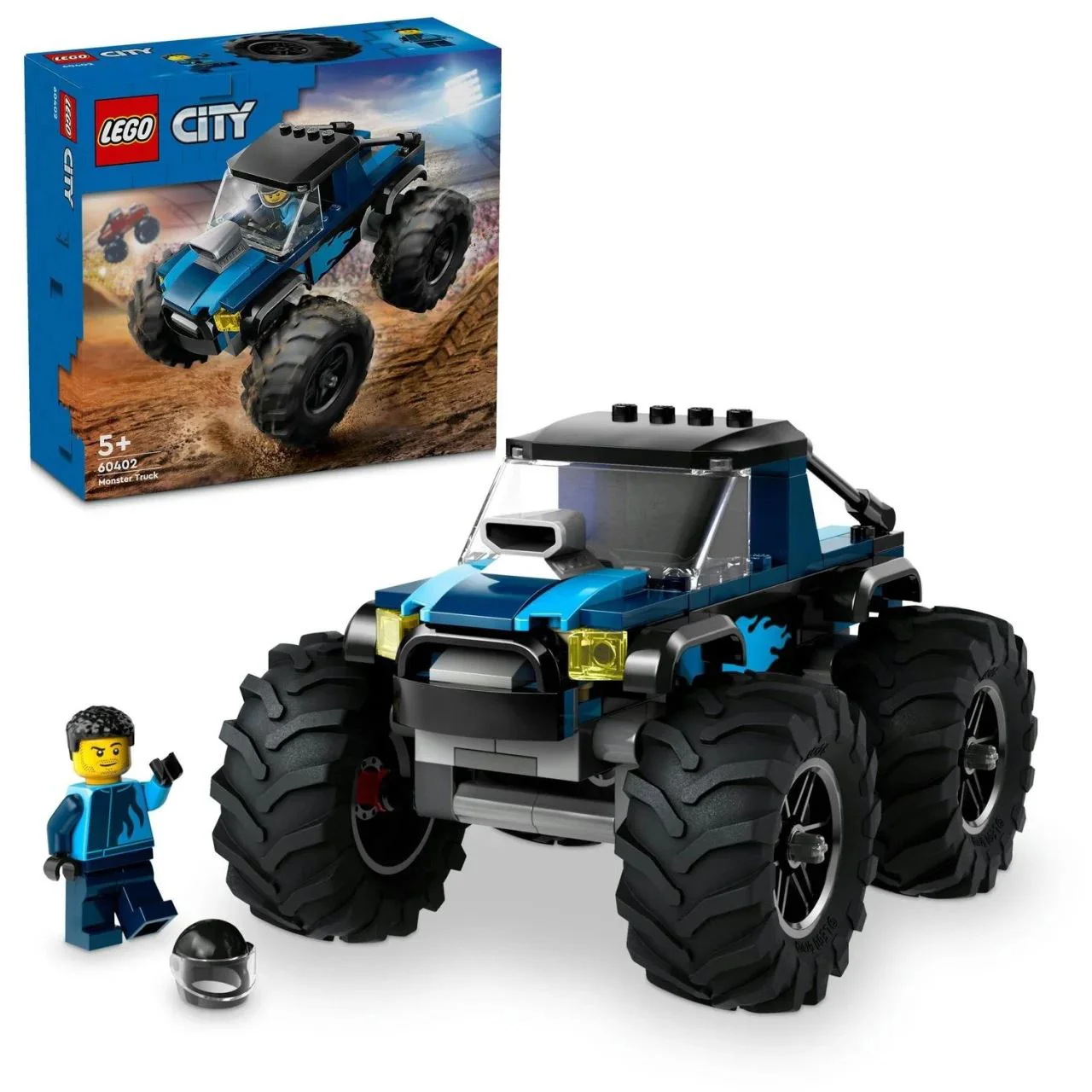 image for Set de constructie LEGO City Blue Monster Truck foto