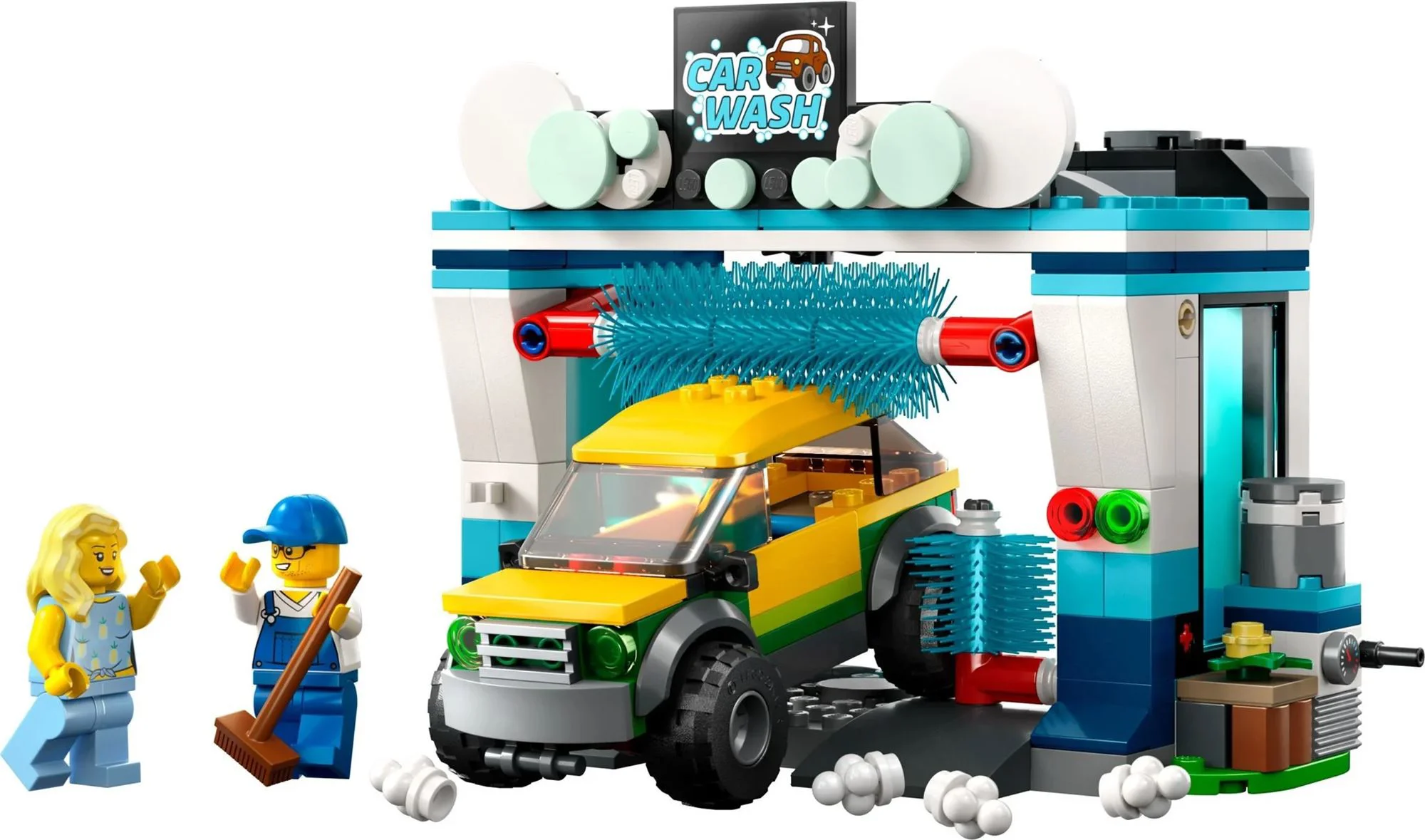 Set de constructie LEGO City Spalatorie de masini, 243 el. foto