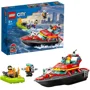 Конструктор LEGO City Barca de salvare a pompierilor, 144 эл. foto
