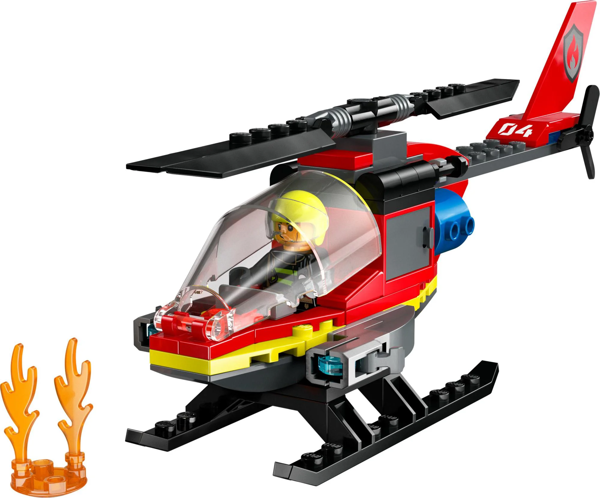 image for Set de constructie LEGO City Elicopterul pompierilor, 85 el. foto