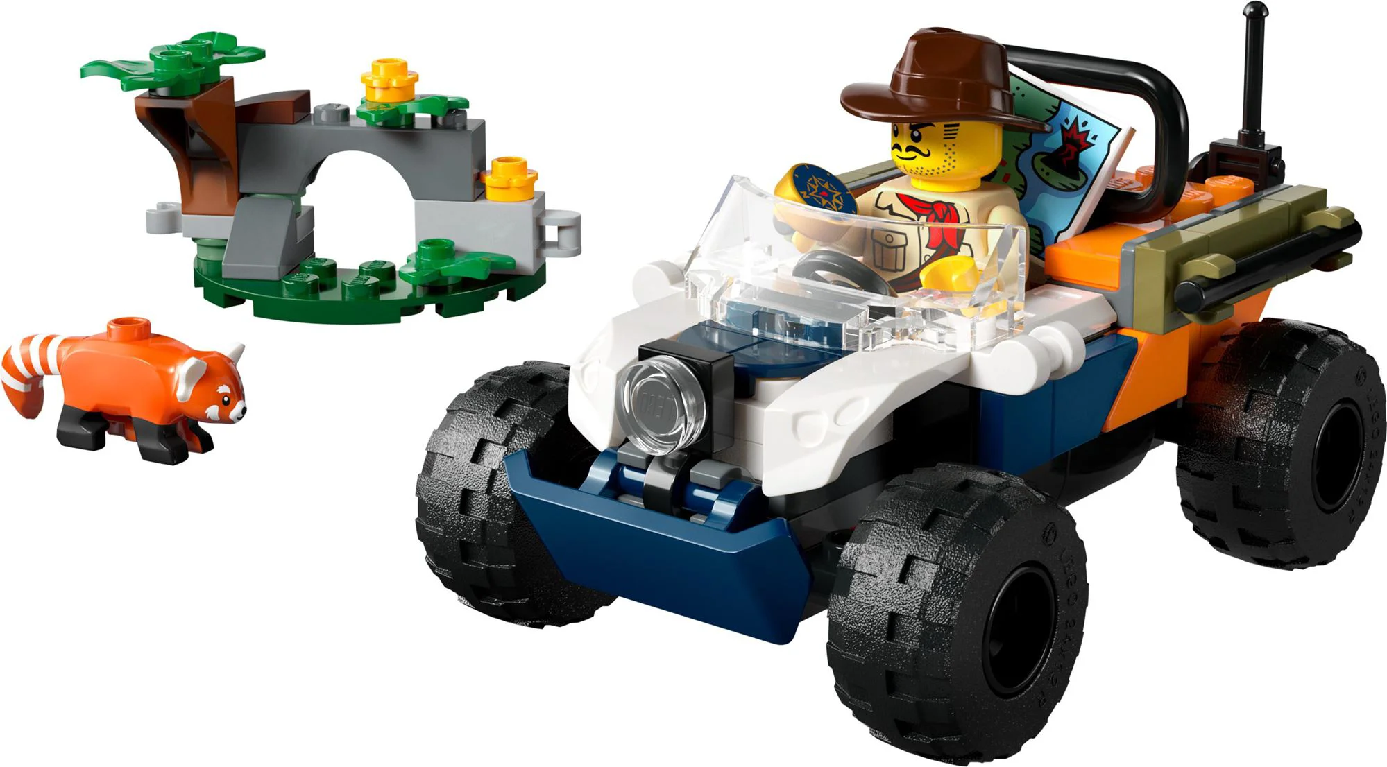 Set de constructie LEGO City Exploratorul junglei pe ATV, 92 el. foto