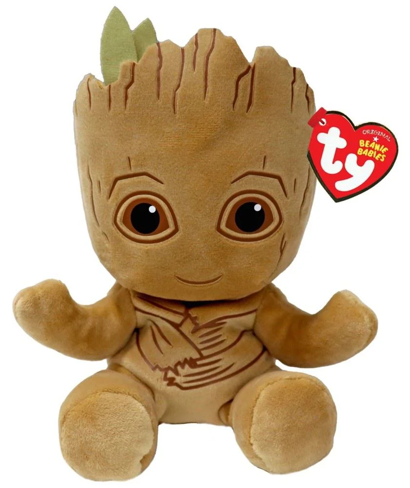 Плюшевая игрушка TY Beanie Babies Groot, 15/20 см