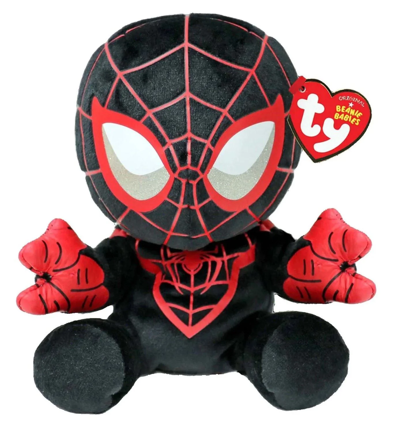 Jucarie de plus TY Beanie Babies Miles Morales, 15/20 cm foto
