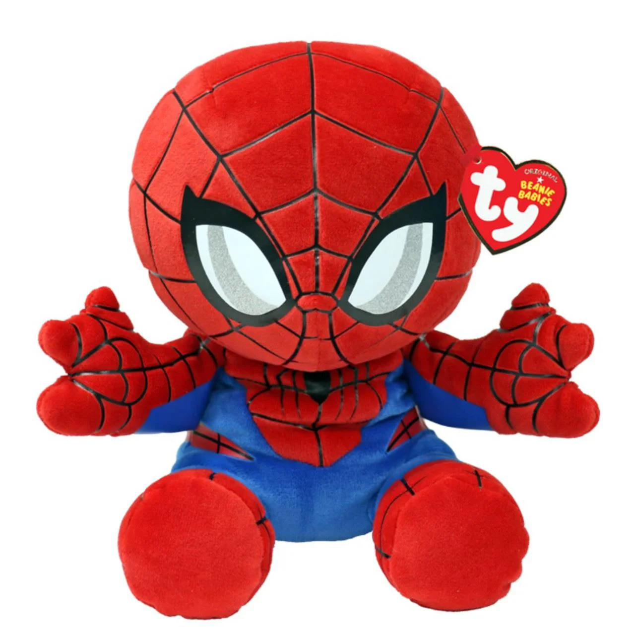 Jucarie de plus TY Beanie Babies Spider Man, 15/20 cm
