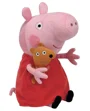 Jucarie de plus TY Original Beanies Peppa Pig, 15/20 cm foto