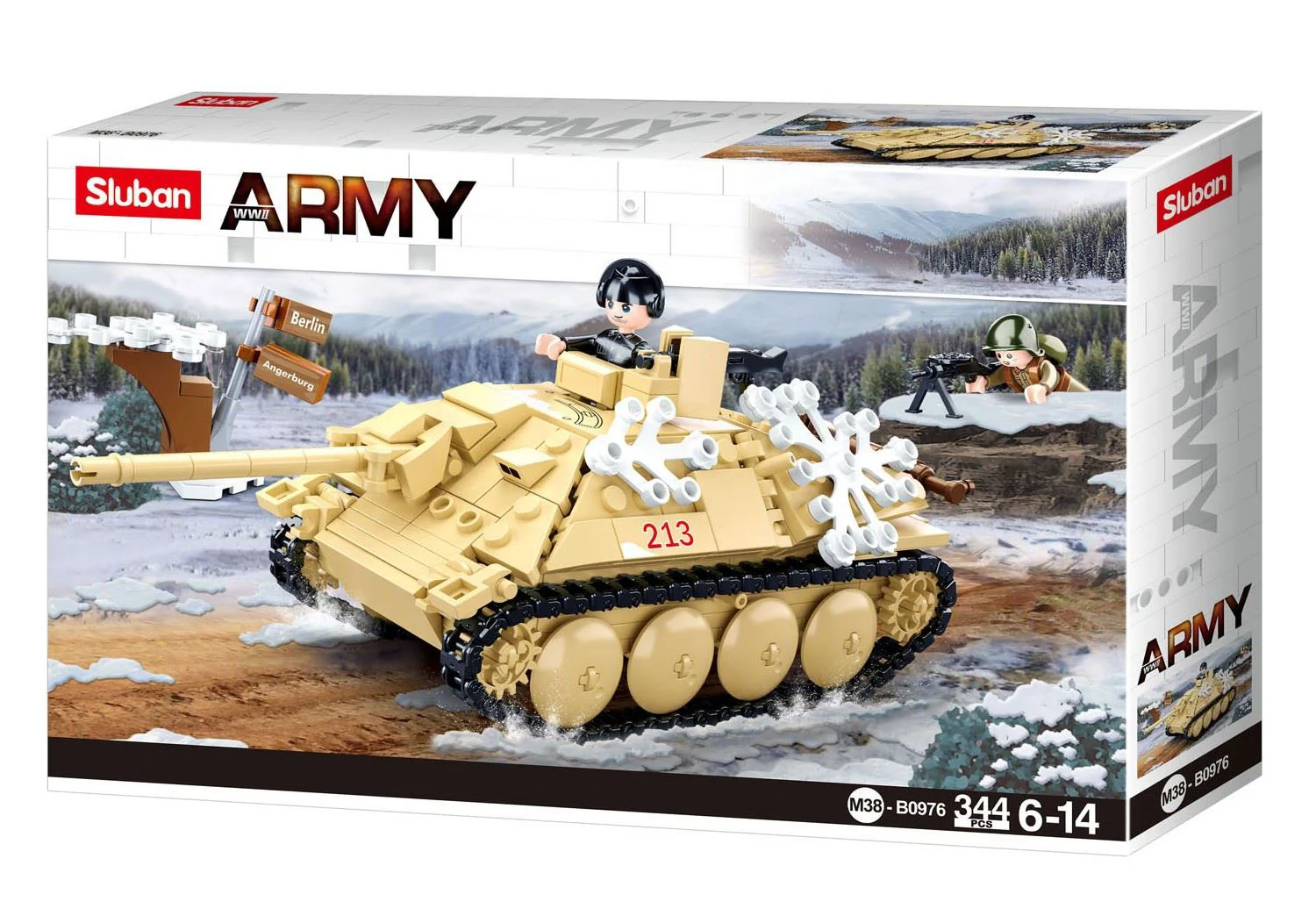 Constructor Sluban Army Vanator de tancuri foto