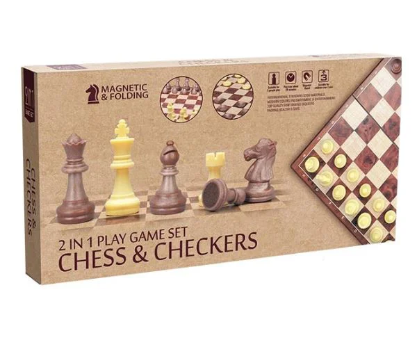 image for Joc de masa Board Games "Sah si Dame Magnetice" foto