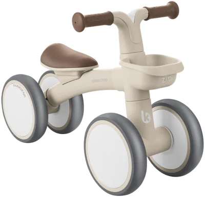 Bicicletă fără pedale KikkaBoo Ride-On Zipi Beige