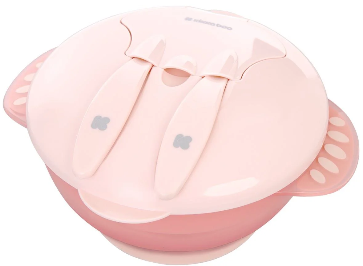 image for Многофункциональная миска 4 в 1 KikkaBoo Feed-me-up Pink foto
