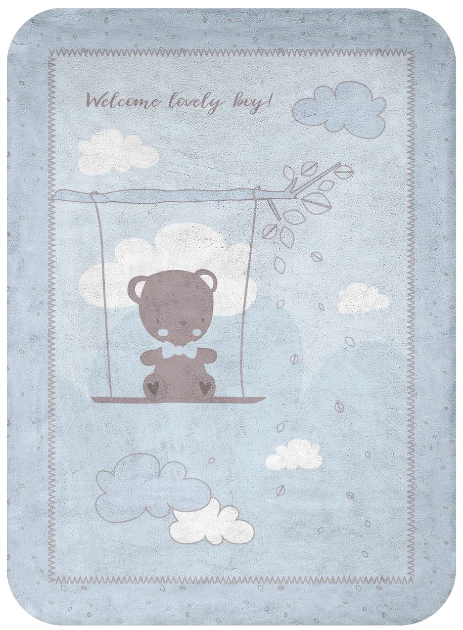 Супермягкое одеяло KikkaBoo Dream Big Blue, 80х110 см