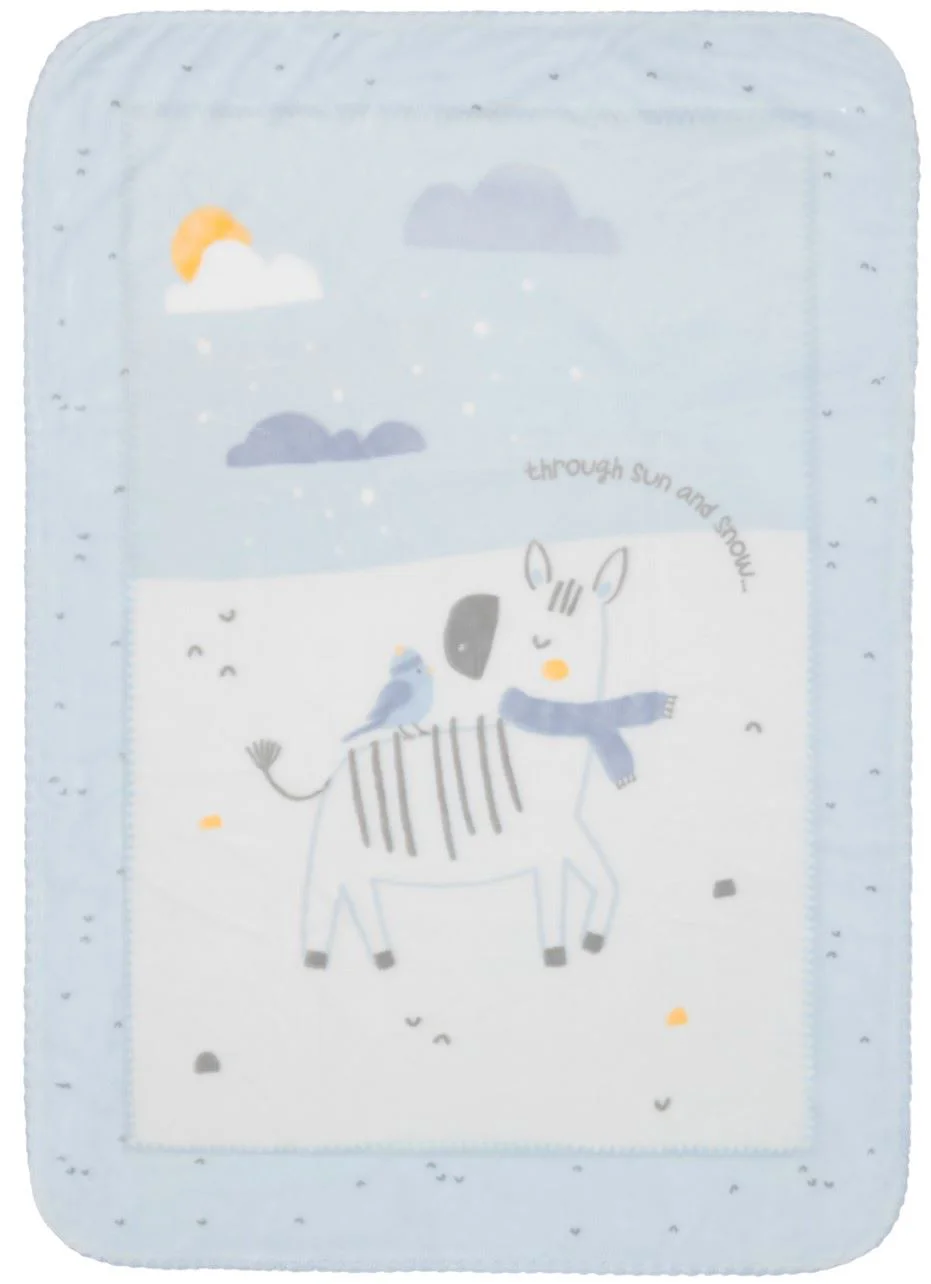 Супермягкое одеяло KikkaBoo Stripy Friends, 80х110 см