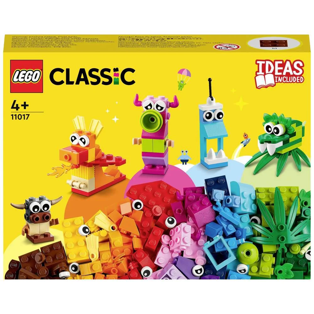 Конструктор LEGO Classic Творческие монстры, 140 эл. foto