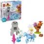 Set de constructie LEGO Duplo Elsa si Bruni in padurea fermecata, 31 el. foto