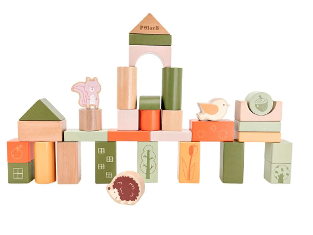 image for Конструктор Viga Toys Деревянные блоки foto
