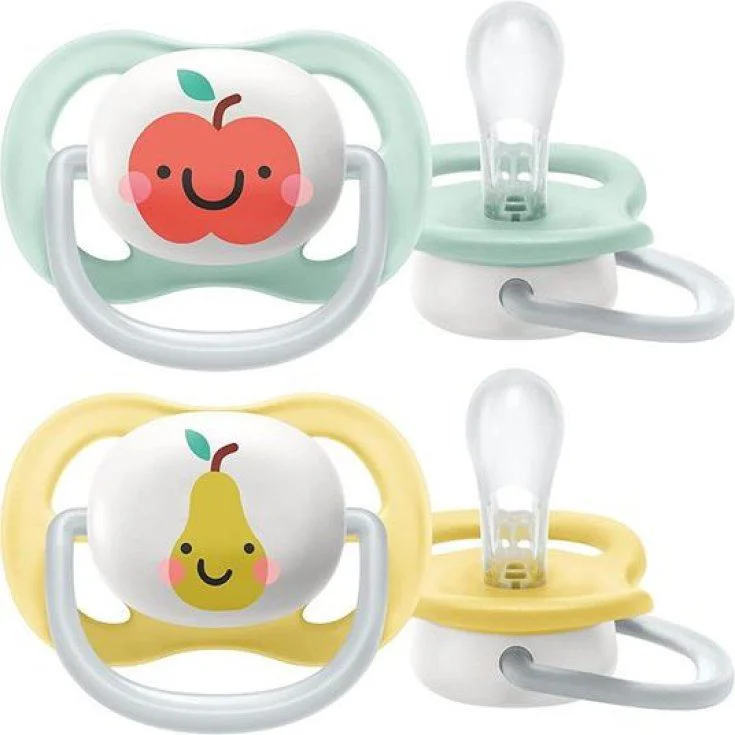 Suzeta din silicon Philips Avent Ultra Air Happy Boy (0-6 luni), 2 buc. foto